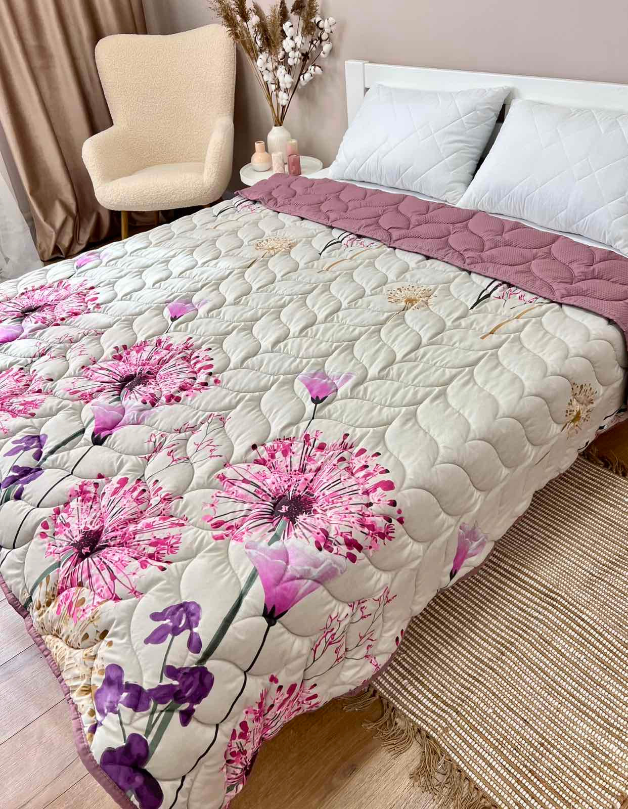 Ganzjahres-Mikrofaserbettdecke – Mittlere Wärme